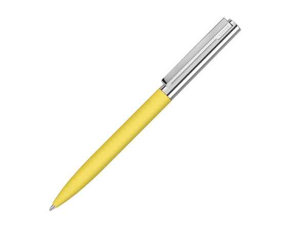 Ручка металлическая шариковая Bright GUM soft-touch с зеркальной гравировкой, 188020.04, Цвет: желтый
