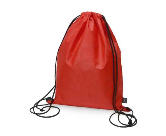 Рюкзак-мешок Reviver из нетканого переработанного материала RPET, 590601, Цвет: красный