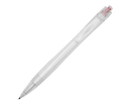 Ручка шариковая Honua из переработанного ПЭТ, 10775721, Цвет: красный,прозрачный