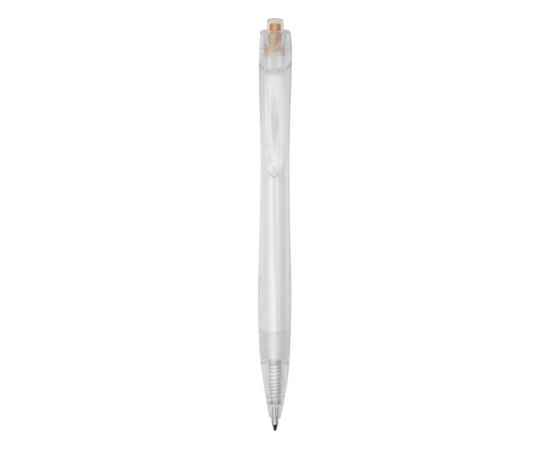 Ручка шариковая Honua из переработанного ПЭТ, 10775731, Цвет: оранжевый,прозрачный