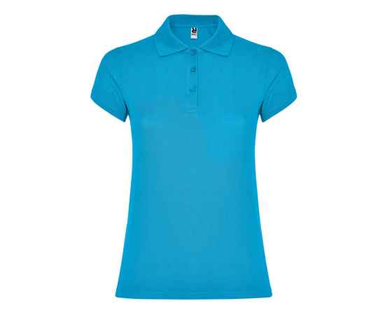 Рубашка поло Star женская, S, 663412S, Цвет: бирюзовый, Размер: S