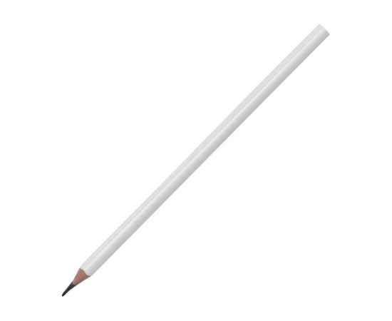 Трехгранный карандаш Conti из переработанных контейнеров, 18851.06, Цвет: белый