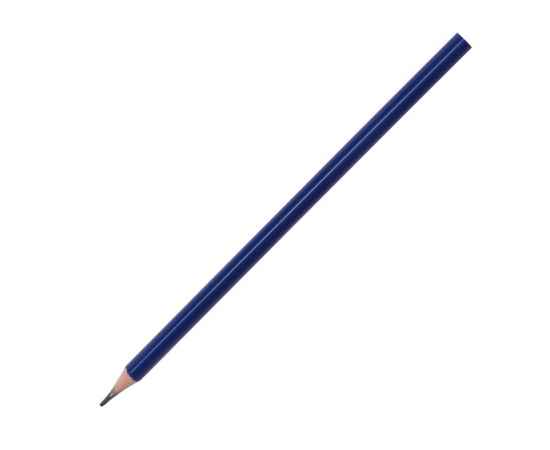 Трехгранный карандаш Conti из переработанных контейнеров, 18851.02, Цвет: синий