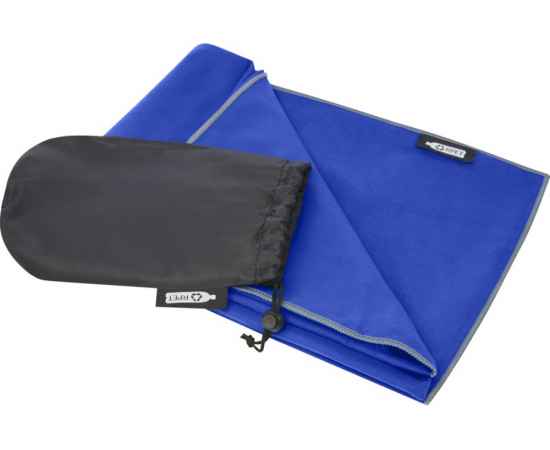 Сверхлегкое быстросохнущее полотенце Pieter из переработанного РЕТ-пластика, 12701252, Цвет: синий