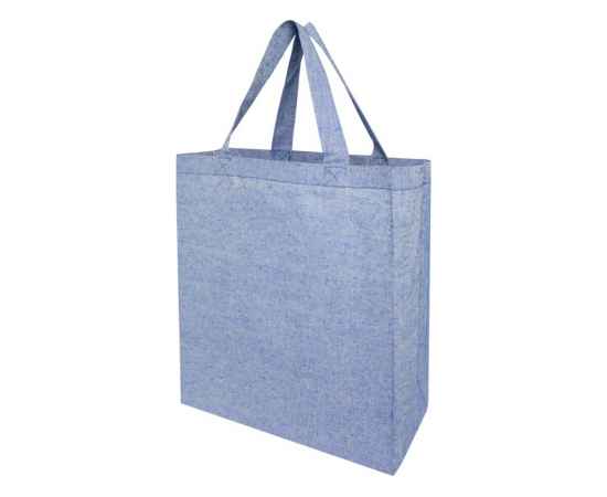Эко-сумка Pheebs из переработанного хлопка, 12061350, Цвет: синий