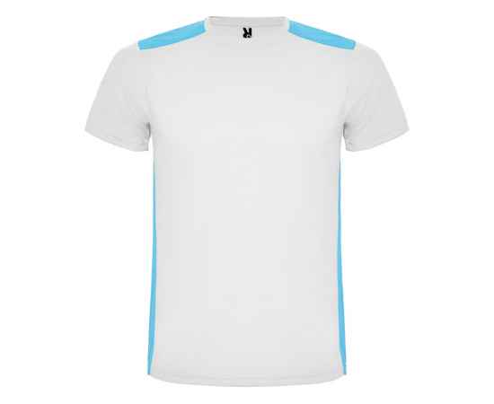 Спортивная футболка Detroit мужская, S, 66520112S, Цвет: белый,бирюзовый, Размер: S
