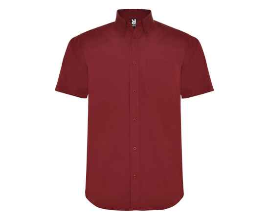 Рубашка Aifos мужская с коротким рукавом, S, 550357S, Цвет: бордовый, Размер: S