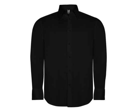 Рубашка Moscu мужская с длинным рукавом, S, 550602S, Цвет: черный, Размер: S