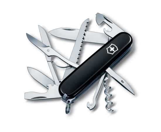 Нож перочинный Huntsman, 91 мм, 15 функций, 601147, Цвет: черный
