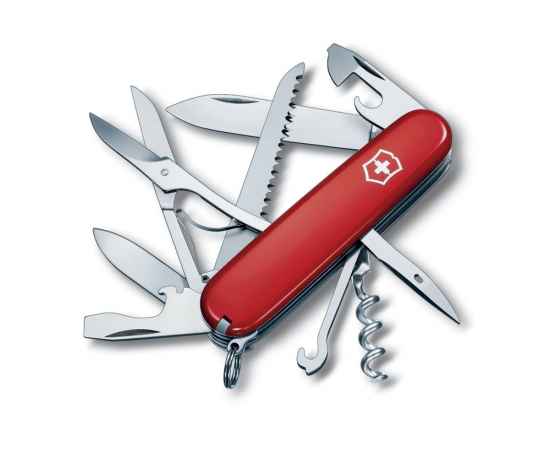 Нож перочинный Huntsman, 91 мм, 15 функций, 601150, Цвет: красный