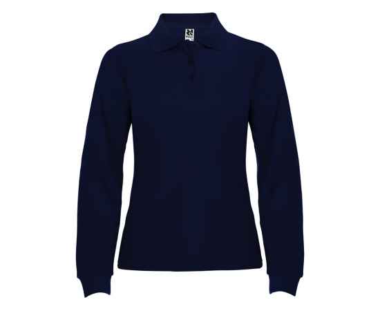 Рубашка поло Estrella женская с длинным рукавом, S, 6636PO55S, Цвет: navy, Размер: S