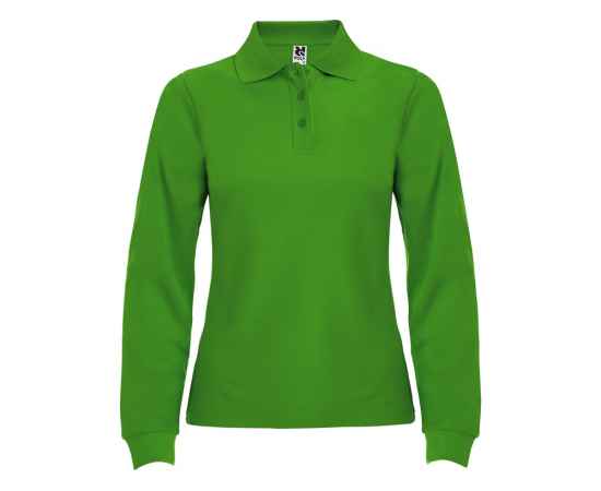 Рубашка поло Estrella женская с длинным рукавом, S, 6636PO83S, Цвет: зеленый, Размер: S