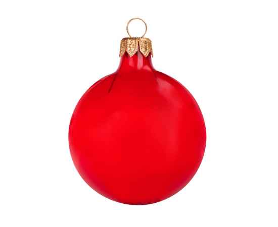 Стеклянный шар на елку Fairy tale, 6 см, 213020, Цвет: красный
