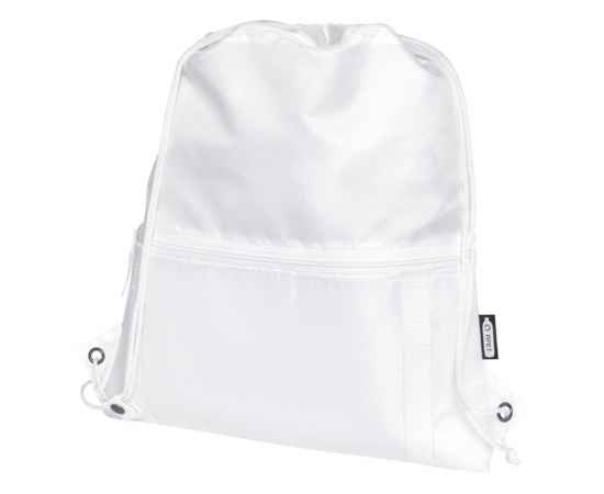 Изолированная сумка со шнурком Adventure из переработанных материалов, 12064701, Цвет: белый