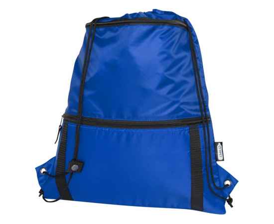 Изолированная сумка со шнурком Adventure из переработанных материалов, 12064753, Цвет: синий