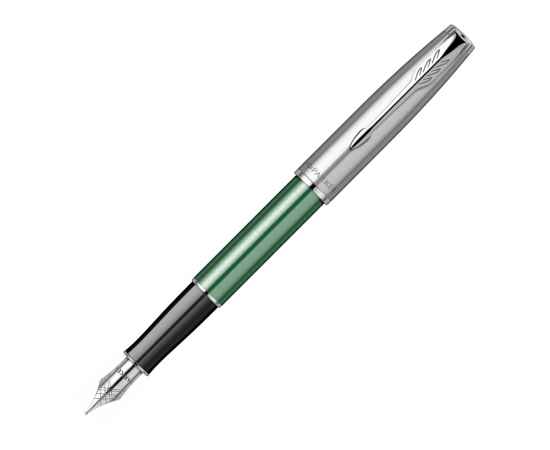 Ручка перьевая Parker Sonnet Essentials Green SB Steel CT, 2169362, Цвет: зеленый,серебристый