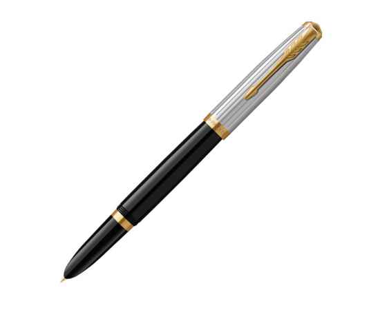 Ручка перьевая Parker 51 Premium, F/M, 2169061, Цвет: черный,золотистый,серебристый