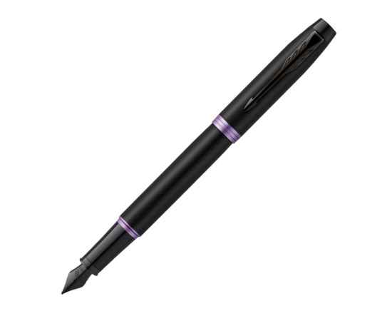 Ручка перьевая Parker IM Vibrant Rings Flame Amethyst Purple, 2172948, Цвет: черный,фиолетовый