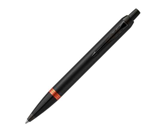 Ручка шариковая Parker IM Vibrant Rings Flame Orange, 2172946, Цвет: черный,оранжевый