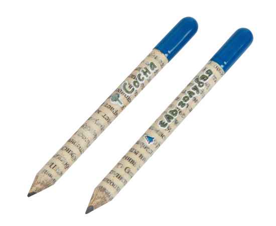 Набор Растущий карандаш mini, 2 шт. с семенами голубой ели и сосны, 220254, Цвет: голубой,белый,светло-серый
