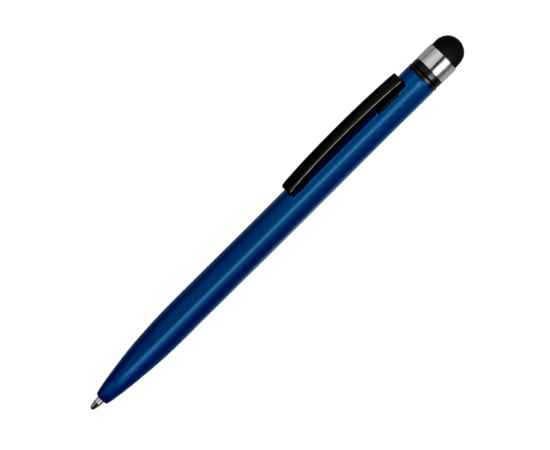 Ручка-стилус пластиковая шариковая Poke, 13472.02, Цвет: синий,черный