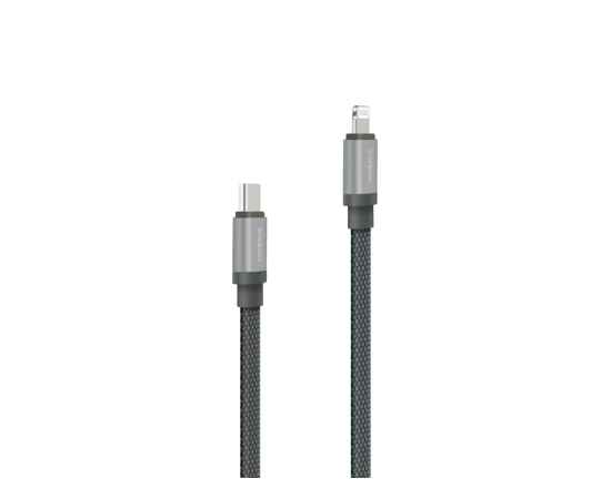 595323 Кабель USB-C - Lightning MFI LINK-C, QC/PD, 1.5 м, Цвет: серый