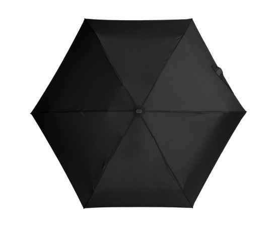 Зонт складной Unit Five, черный, Цвет: черный, Размер: длина 52 см, изображение 3