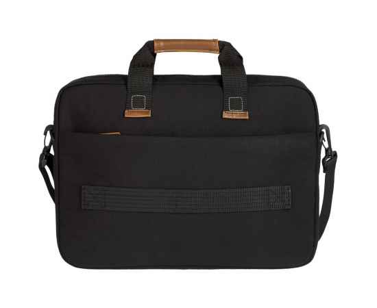 Сумка для ноутбука Sideways Laptop Bag, черная с серым, Цвет: серый, Размер: 40х29х6 см, изображение 4