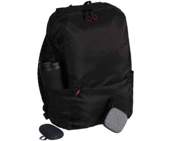 Набор City Pilgrim, черный, Цвет: черный, Размер: рюкзак: 27x40x14 с, изображение 2