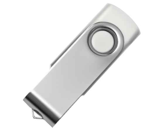 USB flash-карта 'Dot' (8Гб), белый, 5,8х2х1,1см,пластик металл, Цвет: белый, серебристый