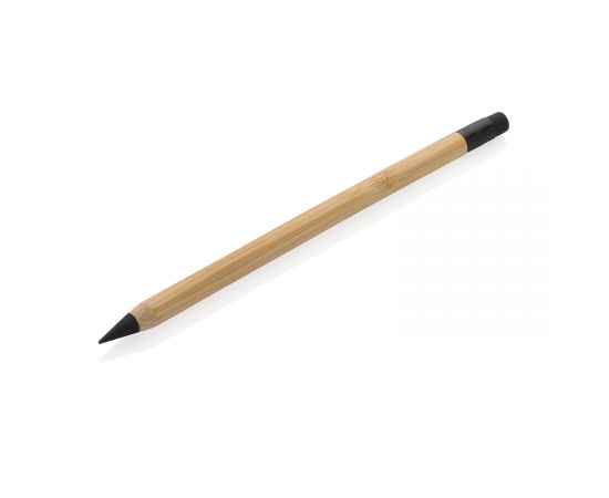 Вечный карандаш из бамбука FSC® с ластиком, Коричневый