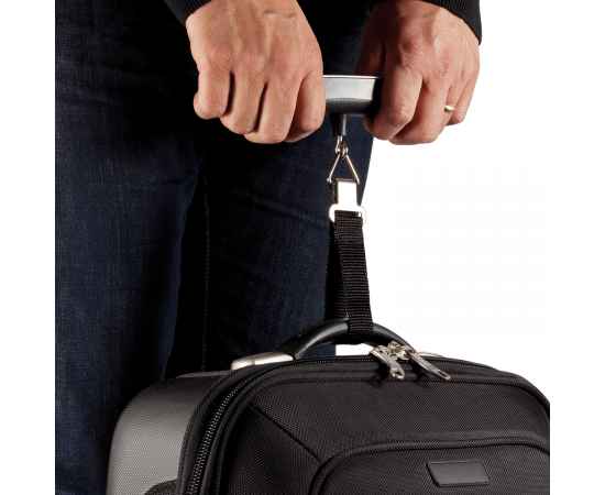 Электронные весы для багажа, серебряный,, Цвет: серебряный, Размер: Длина 12,7 см., ширина 3 см., высота 2,4 см., изображение 3