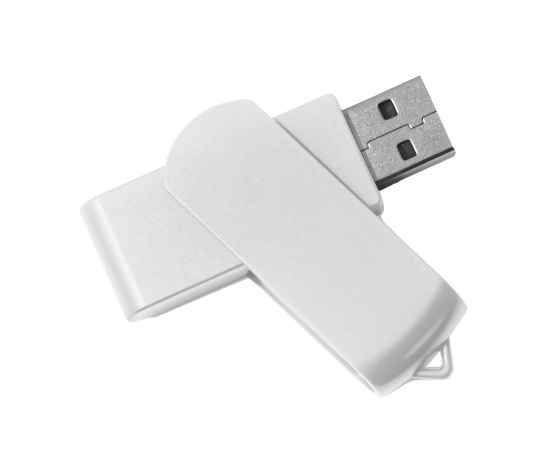 USB flash-карта SWING (16Гб), белый, 6,0х1,8х1,1 см, пластик, Цвет: белый