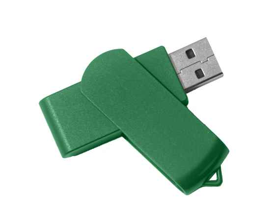 USB flash-карта SWING (8Гб), зеленый, 6,0х1,8х1,1 см, пластик, Цвет: зеленый