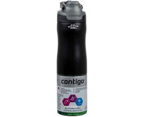 Термобутылка Autoseal Chill, вакуумная, черная, Цвет: черный, Объем: 700, Размер: 7, изображение 8