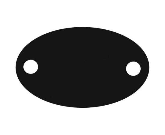 Шильдик металлический Alfa Oval, черный, Цвет: черный