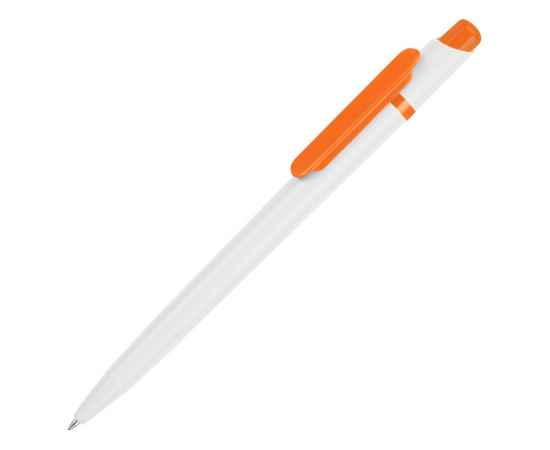 Ручка пластиковая шариковая Этюд, 13135.13, Цвет: оранжевый,белый