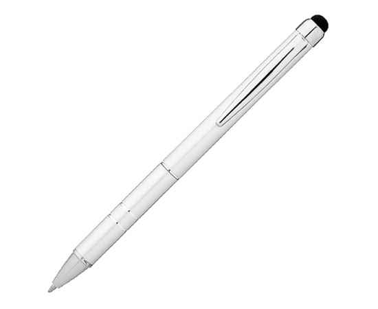 10654001 Ручка-стилус шариковая Charleston, черные чернила, Цвет: серебристый