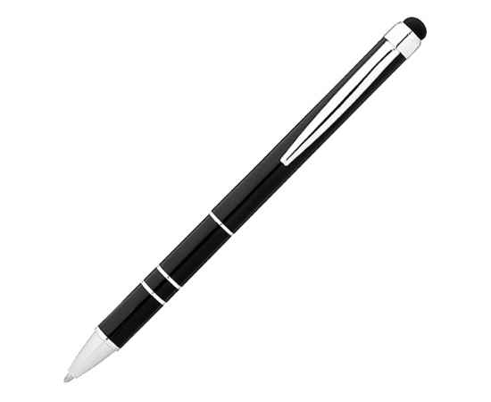 10654000 Ручка-стилус шариковая Charleston, черные чернила, Цвет: черный