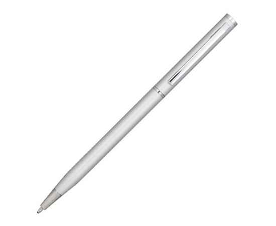 Ручка металлическая шариковая Slim, 10720109, Цвет: серебристый