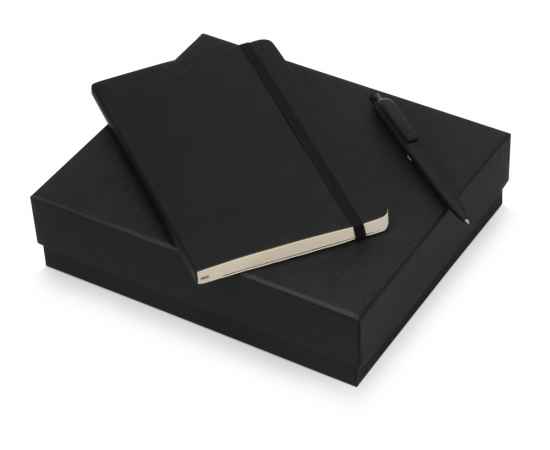 Подарочный набор Moleskine Indiana с блокнотом А5 Soft и ручкой, 700373.01, Цвет: черный