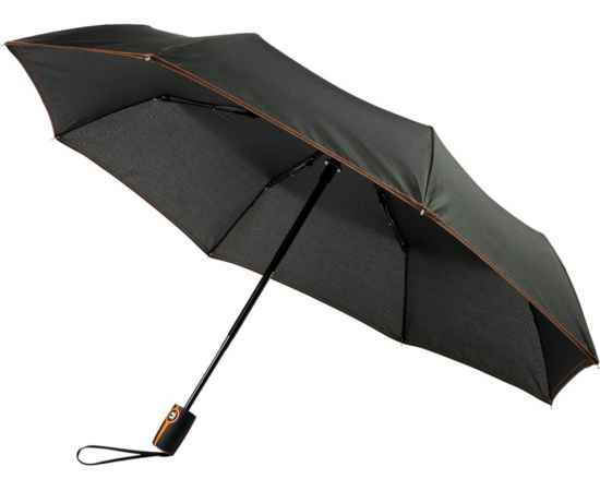 Зонт складной Stark- mini, 10914408, Цвет: черный,оранжевый