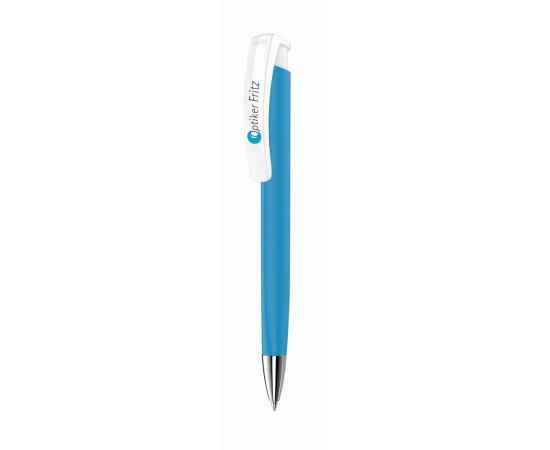 Ручка шариковая Trinity Kg Si Gum (голубой), Цвет: голубой