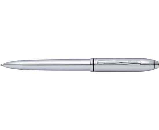 Шариковая ручка Cross Townsend. Цвет - серебристый.