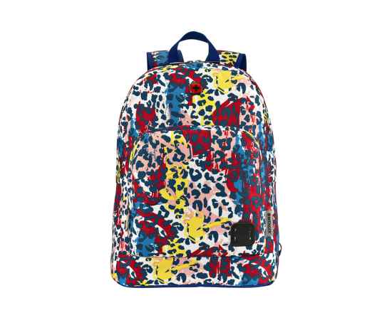 Рюкзак WENGER Crango 16'', цветной с леопардовым принтом, полиэстер 600D, 33x22x46 см, 27 л
