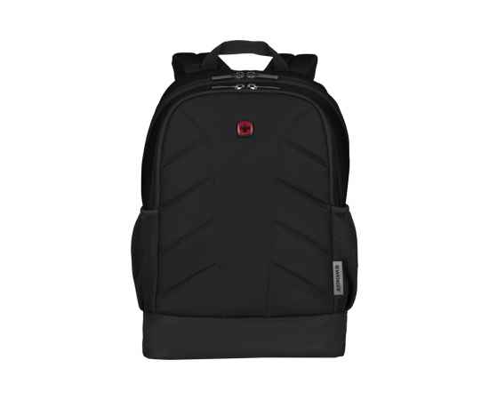 Рюкзак WENGER Quadma 16'', черный, полиэстер, 33x17x43 см, 22 л