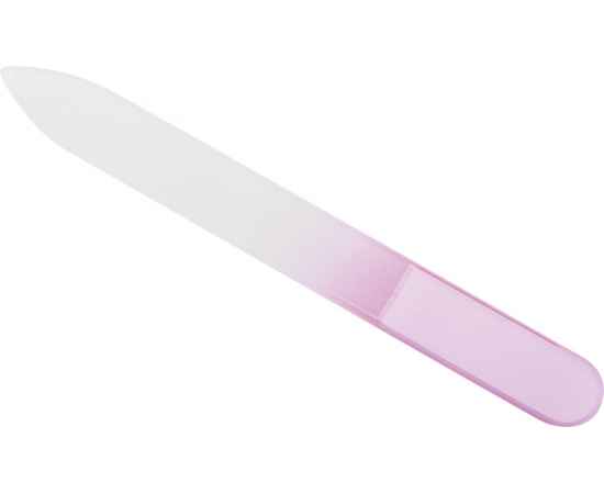 Пилка Dewal Beauty стеклянная розовая, 9 см