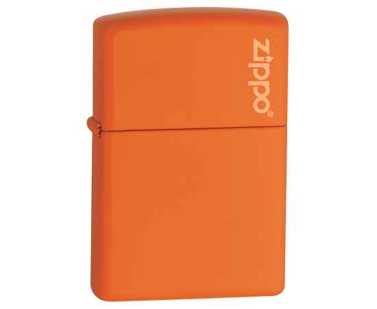 Зажигалка ZIPPO Classic с покрытием Orange Matte, латунь/сталь, оранжевая, матовая, 38x13x57 мм