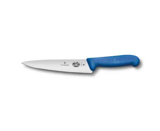 Нож разделочный VICTORINOX Fibrox с лезвием 19 см, синий