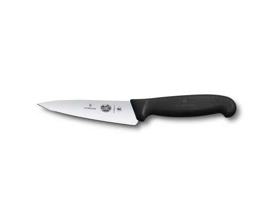 Нож разделочный VICTORINOX Fibrox с лезвием 12 см, чёрный